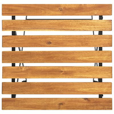 vidaXL Bistro Table 55x54x71 cm Solid Acacia Wood