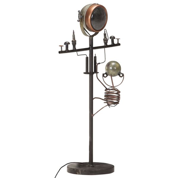 vidaXL Stand Lamp with Repairman Design Iron