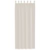 vidaXL Voile Curtains with Tab Top 2 pcs Cream