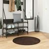 vidaXL Medium Pile Soft and Washable Rug HUARTE Brown &Oslash; 80 CM