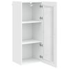 vidaXL Kitchen Cabinet with Shelf High Gloss White 40 x 31 x 100 cm
