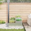 vidaXL Garden Planter Silver 100 x 100 x 48 cm Galvanised steel