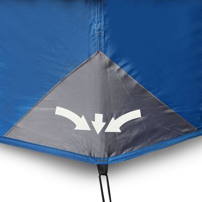 vidaXL Family Tent 9-Person Blue Quick Release Waterproof