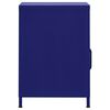 vidaXL Nightstands 2 pcs Navy Blue 35x35x51 cm Steel