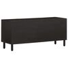 vidaXL TV Cabinet Black 105x33x46 cm Solid Wood Mango