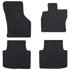 vidaXL Car Mat 4 pcs Black &Scaron;koda SUPERB III / iV Rubber