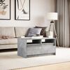 vidaXL Coffee Table with LED Lights Concrete Grey Engineered Wood
