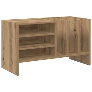 vidaXL Record Cabinet Artisan Oak 78.5 x 35 x 45 cm Engineered Wood