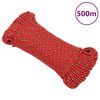 vidaXL Boat Rope Red 4 mm 500 m Polypropylene