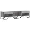 vidaXL TV Cabinet Grey Sonoma 180x34x41 cm Engineered Wood
