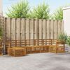 vidaXL Sofa Sets 7 pcs Natural Solid Acacia Wood