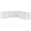 vidaXL Garden Planter White 160x160x53 cm PP
