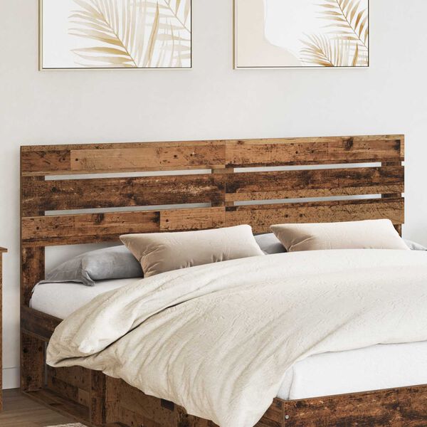 vidaXL Headboard Old Wood 180 cm Engineered wood