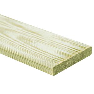 vidaXL Decking Board 12 pcs Green Impregnated 1.44 m&sup2;