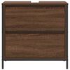 vidaXL Bathroom Basin Cabinet with Drawers Brown Oak 60x34.5x60 cm