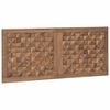 vidaXL Headboard Wall-mounted Natural 120 cm Solid Teak Wood