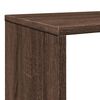 vidaXL Book Cabinet Brown Oak 132x29x141.5 cm Engineered Wood