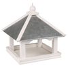 FLAMINGO Bird Table Thindra Wood White and Grey