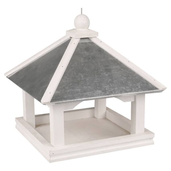 FLAMINGO Bird Table Thindra Wood White and Grey