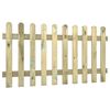 vidaXL Picket Fence 180x100 cm Impregnated Solid Wood Pine