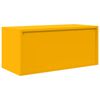 vidaXL Storage Cabinet Mustard Yellow 90 x 40 x 40 cm Steel