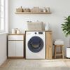 vidaXL Wash Machine Cabinet with Storage Artisan Oak 87 x 60 x 89 cm