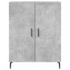 vidaXL Sideboard Concrete Grey 69.5x34x90 cm Engineered Wood