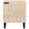 vidaXL Bedside Cabinet 2 pcs White 40 x 33 x 46 cm Solid Mango Wood