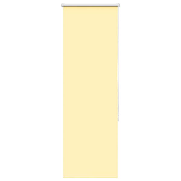 vidaXL Roller Blind Blackout Yellow 60x130 cm Fabric Width 55.7 cm Polyester