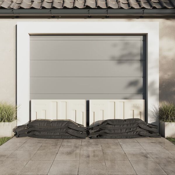 vidaXL Sandbags 25 pcs Dark Green 103x25 cm HDPE