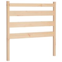 vidaXL Bed Headboard 81x4x100 cm Solid Wood Pine