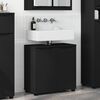 vidaXL Bathroom Basin Cabinet Black 60 x 30 x 60 cm Engineered Wood
