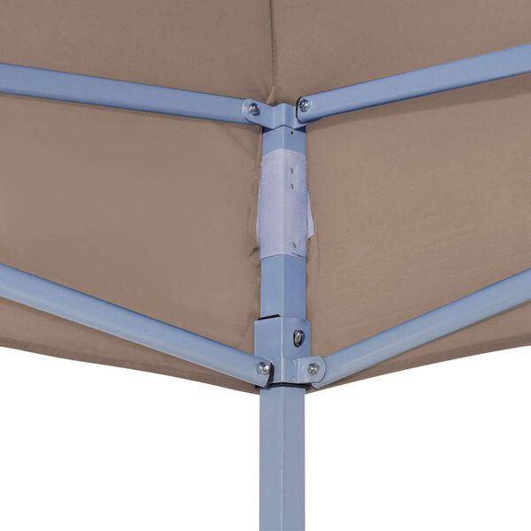 vidaXL Party Tent Roof 3x3 m Taupe 270 g/m²