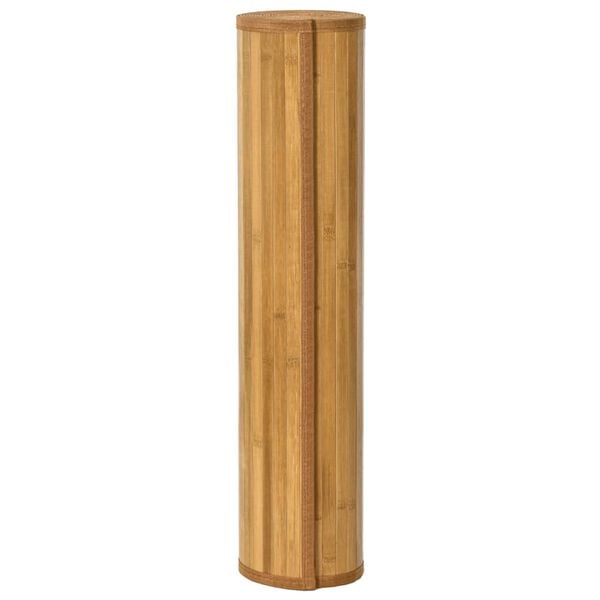 vidaXL Rug Rectangular Natural80x200 cm Bamboo