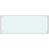 vidaXL Kitchen Backsplash White 100 x 40 cm Tempered Glass