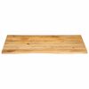 vidaXL Table Top Live Edge 100x60x2.5 cm Solid Wood Mango