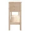 vidaXL Console Table 100x35x75 cm Solid Wood Pine