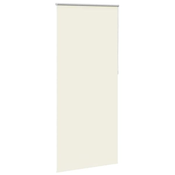 vidaXL Roller blind blackout 124.4x230 cm Fabric Width 120 cm off white