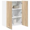 vidaXL Hanging Cabinet Sonoma Oak 60 x 31 x 80 cm Engineered Wood