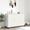 vidaXL Sideboard White 100.5x39x72 cm Steel