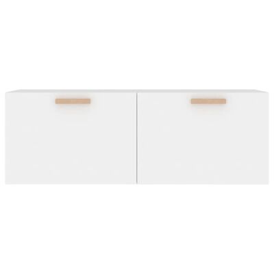 vidaXL Wall Cabinet White 100x36.5x35 cm Engineered Wood