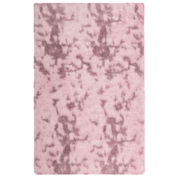 vidaXL Shaggy Rug High Pile NAVARRA Dusty Pink 130x200 cm Polyester