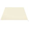 vidaXL Replacement Fabric for Awning Cream 5x3.5 m