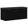 vidaXL Storage Bench Black oak 102 x 42 x 45 cm Engineered Wood