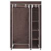 vidaXL Fabric Wardrobe Brown