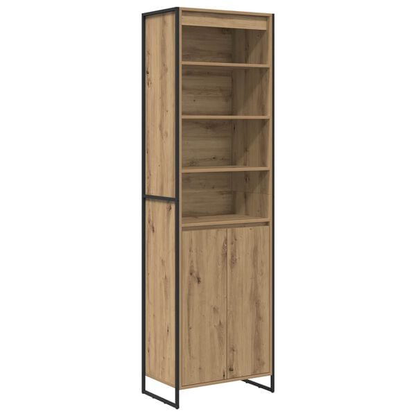vidaXL Tall Cabinets 2 pcs Artisian Oak 60 x 36 x 200 cm