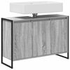 vidaXL Bathroom Cabinet Grey Sonoma 90 x 30 x 60 cm Engineered Wood