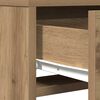 vidaXL Dressing Table Brown 50 x 41 x 140 cm Engineered Wood