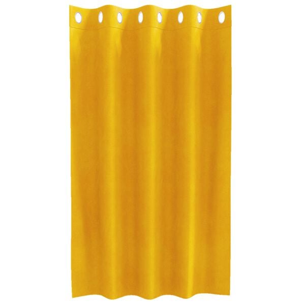 vidaXL Blackout Curtains 2 pcs Mustard Yellow 140 x 140 cm Velvet