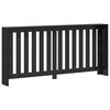 vidaXL Radiator Cover Black Oak 175 x 20 x 82 cm Engineered Wood